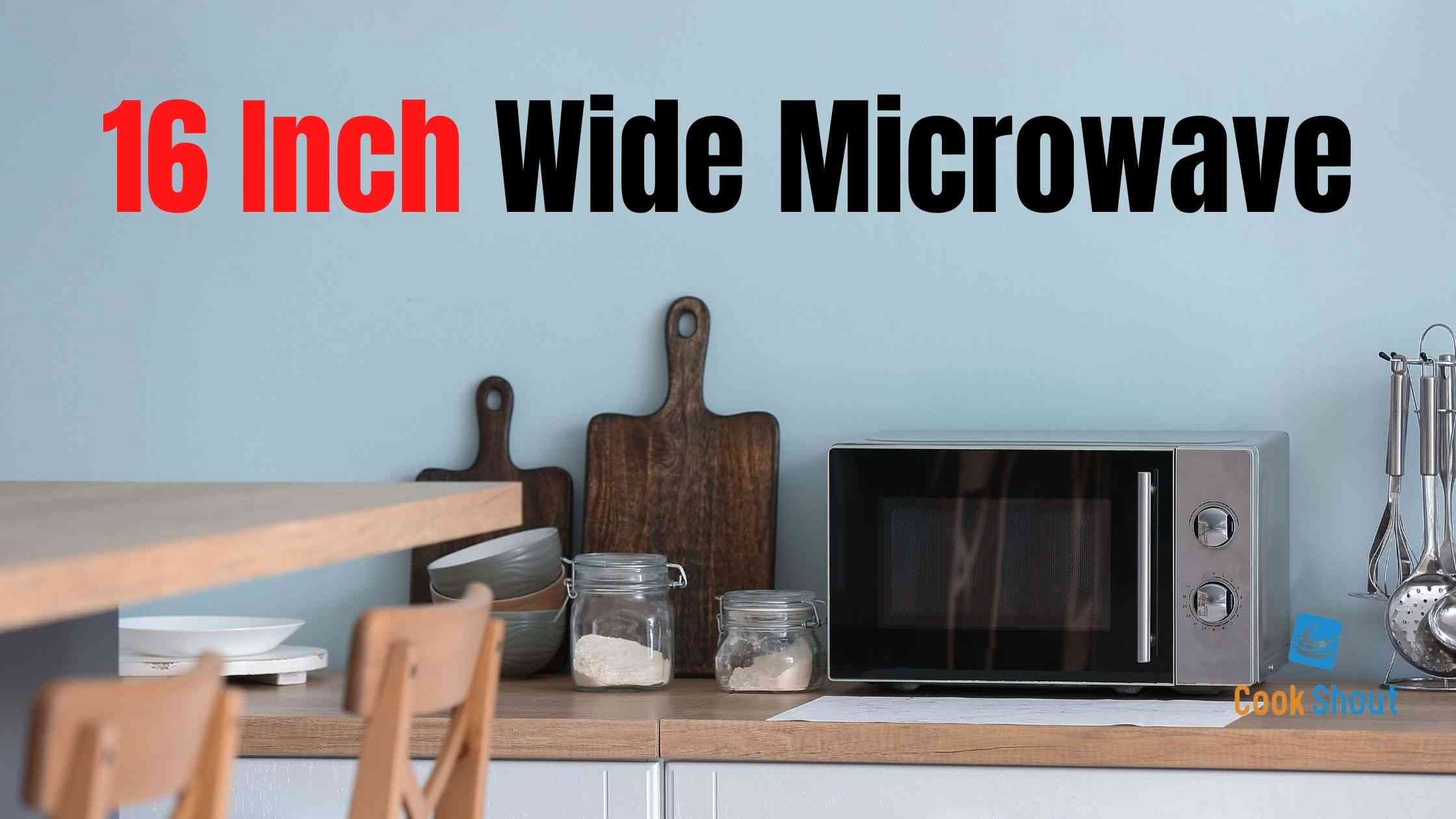 16 inch wide microwave